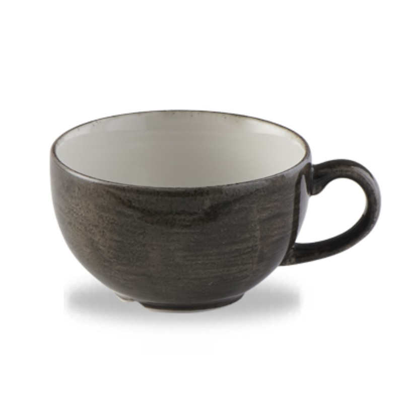 Tasse à cappuccino en fonte Stonecast Patina Iron Black - 227 ml - Finedine