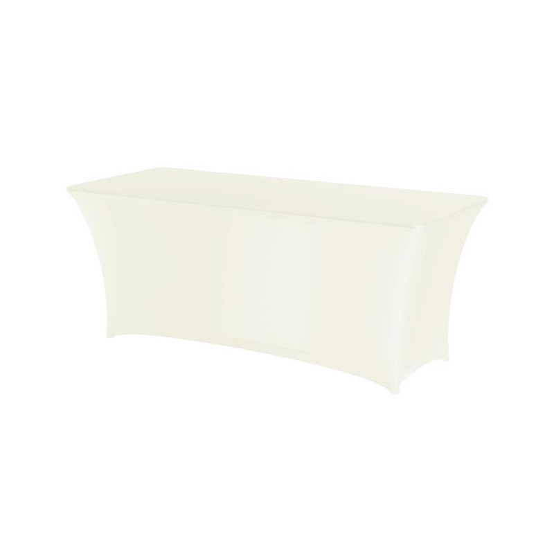 Nappe rectangulaire Symposium - crème - 120x76x(H)73mm - Finedine