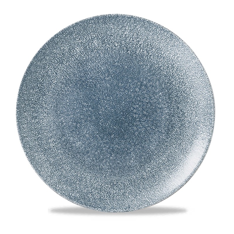 Assiette plate Raku Topaz Blue - 217 mm. - Finedine