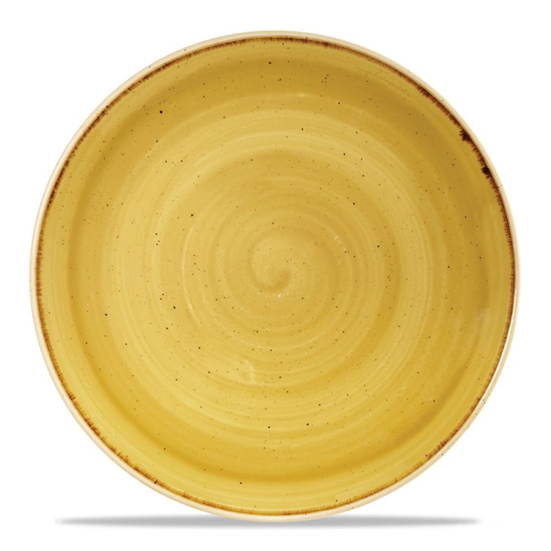 Assiette plate Stonecast Moutarde - 165 mm - Finedine