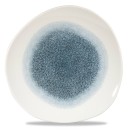 Assiette ronde Raku Topaz Blue - 286 mm - Finedine