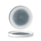 Assiette à parois bleues Topaz Raku - 260 mm - Finedine