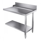 Table de sortie avec étagère 1100 gauche  - Combisteel
