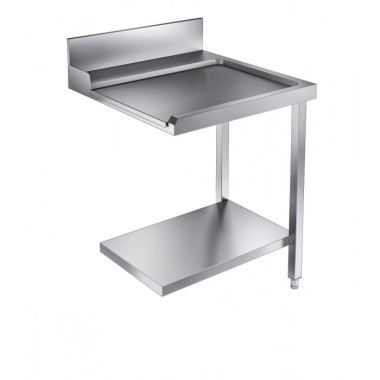Table de sortie avec étagère 700 droite   - Combisteel