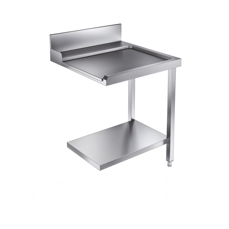 Table de sortie avec étagère 700 droite   - Combisteel