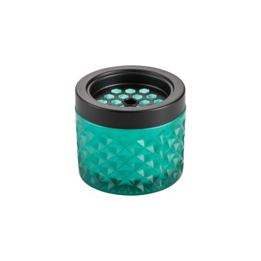 Cendrier Design Verre Mat Turquoise Luxe - WAS Germany
