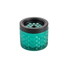 Cendrier Design Verre Mat Turquoise Luxe - WAS Germany