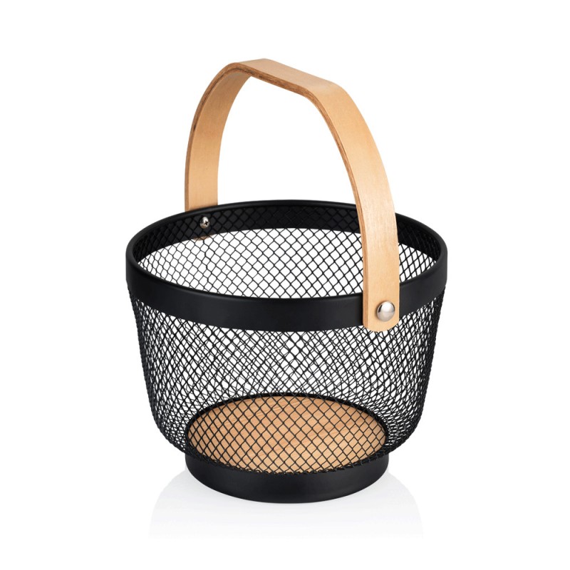 Panier Métallique Manche Bois 24.5cm - WAS Germany