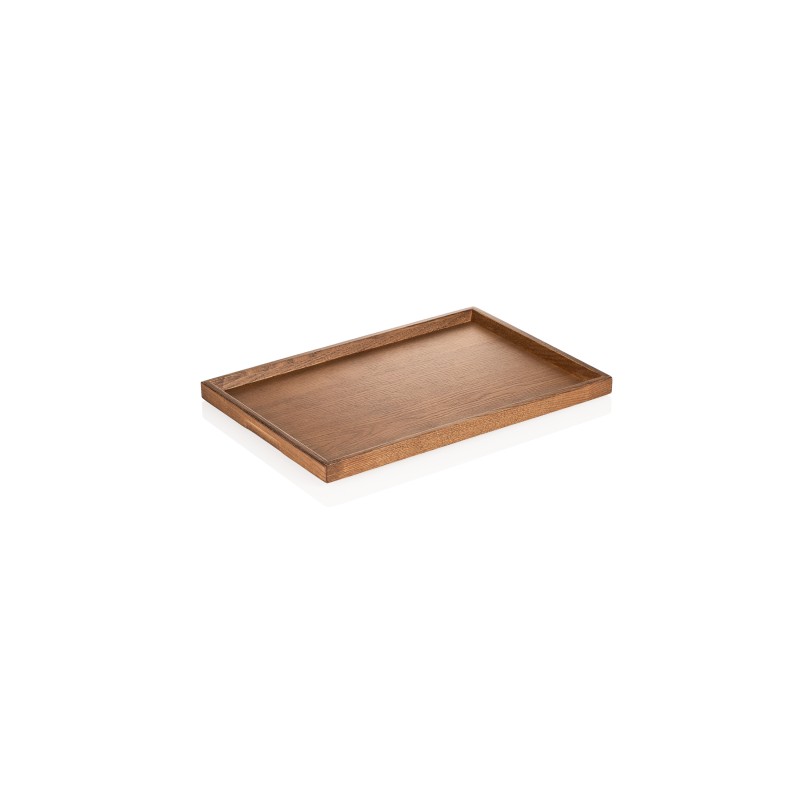 Plateau de Table Basse Antidérapant Papier Mélamine 35x24x2 cm - WAS Germany