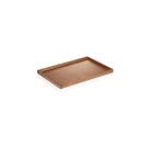 Plateau de Table Basse Antidérapant Papier Mélamine 35x24x2 cm - WAS Germany