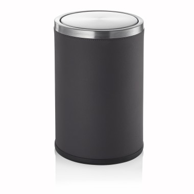 Poubelle 9L Marron Foncé Acier Inoxydable - WAS Germany