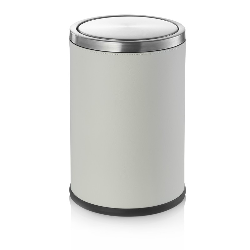 Poubelle 9L Beige Acier Inoxydable - WAS Germany
