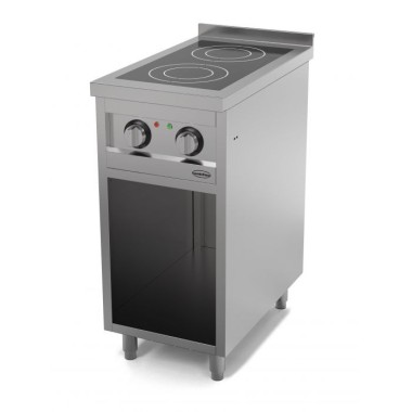 Cuisinière à induction 2 feux sur meuble  -Combisteel