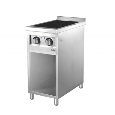 Cuisinière à induction 2 feux sur meuble  -Combisteel