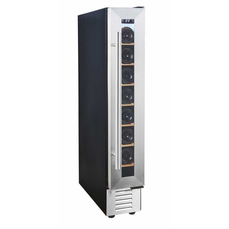 Cave à vin 7 bouteilles Design inox18 L  - Vinobox