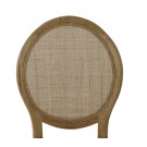 Chaises Médaillon Champêtre bois clair - lot de 4 - Sinotec