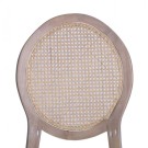 Chaises Médaillon LOUIS bois cérusé - lot de 4 - Sinotec