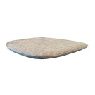 Chaises dos croisé Champêtre bois vieilli blanc - lot de 8 - Sinotec