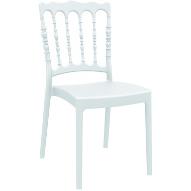 Chaise Napoléon GARDEN blanche - lot de 20 - Sinotec