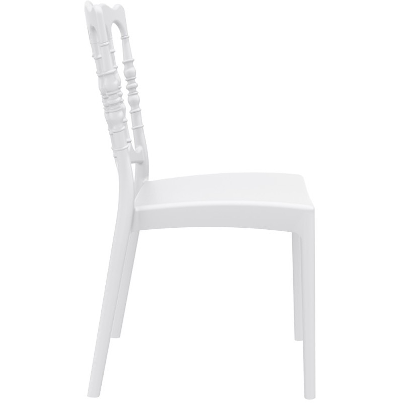 Chaise Napoléon GARDEN blanche - lot de 20 - Sinotec