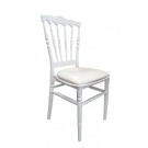 Chaise Napoléon Budget XL polypropylène blanche - lot de 9 - Sinotec
