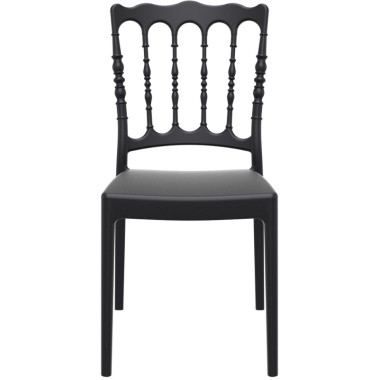 Chaise Napoléon GARDEN Polypropylène noir - lot de 20 - Sinotec