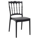 Chaise Napoléon GARDEN Polypropylène noir - lot de 20 - Sinotec
