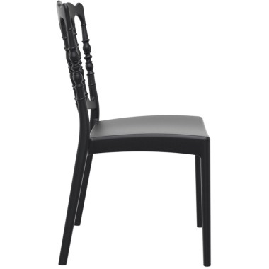 Chaise Napoléon GARDEN Polypropylène noir - lot de 20 - Sinotec