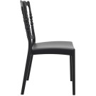Chaise Napoléon GARDEN Polypropylène noir - lot de 20 - Sinotec