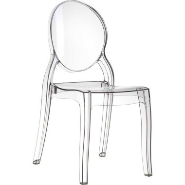 Chaise Elizabeth enfant transparente lot de 12 - Sinotec