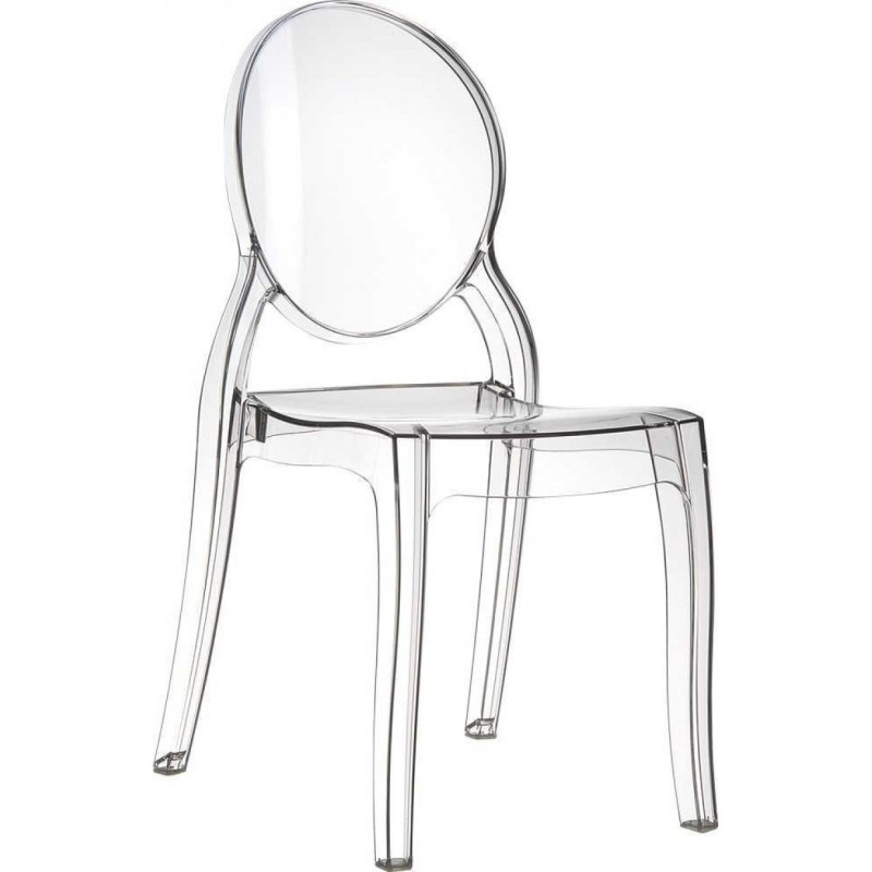 Chaise Elizabeth transparente lot de 8 - Sinotec