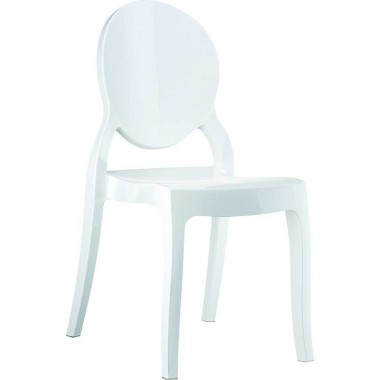 Chaise Elizabeth blanche lot de 8 - Sinotec