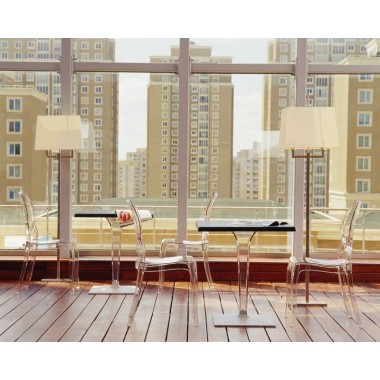 Chaise Elizabeth noire lot de 8 - Sinotec