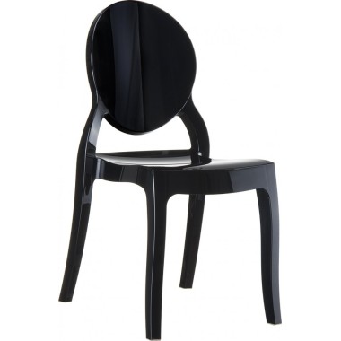 Chaise Elizabeth noire lot de 8 - Sinotec