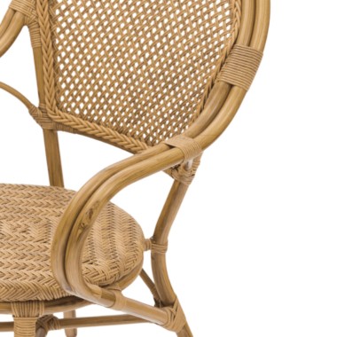Fauteuil Emma en rotin - lot de 4 - Sinotec
