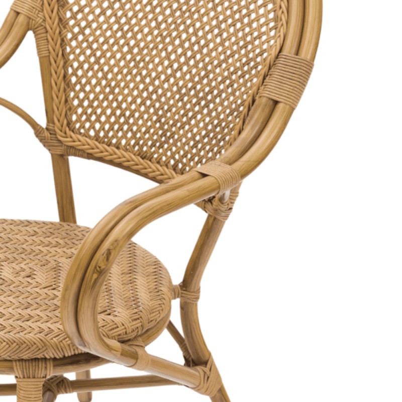 Fauteuil Emma en rotin - lot de 4 - Sinotec