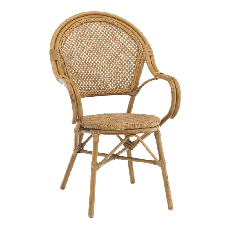 Fauteuil Emma en rotin - lot de 4 - Sinotec