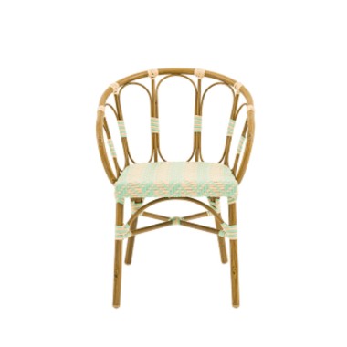 Fauteuil Mary en rotin - lot de 4 - Sinotec