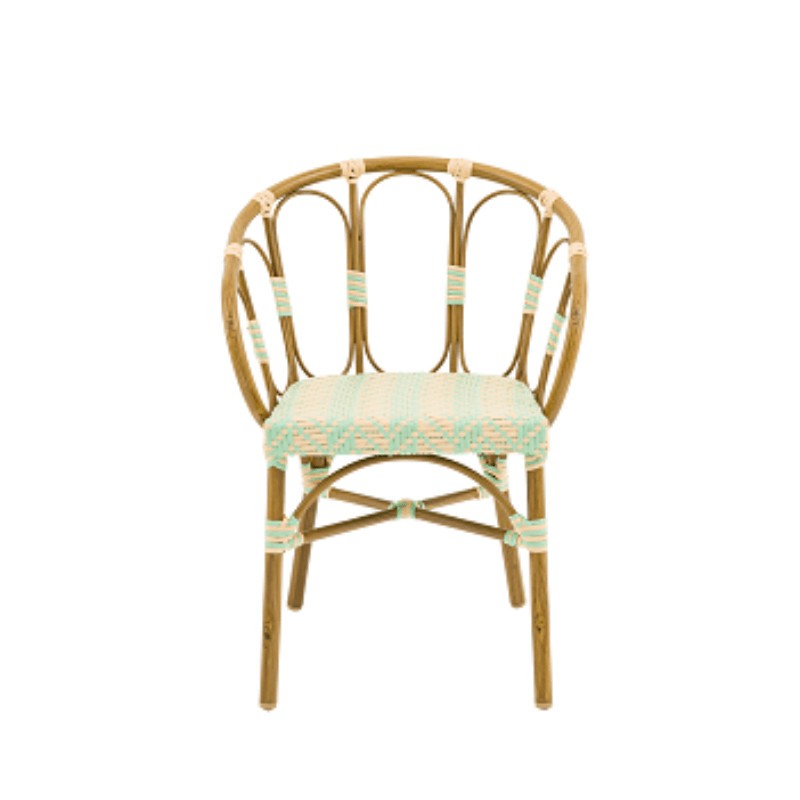 Fauteuil Mary en rotin - lot de 4 - Sinotec