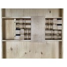 Table Bois LOUIS pieds tournés démontables 213 x 102 cm - Sinotec