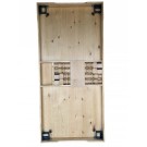 Table Bois LOUIS pieds tournés démontables 213 x 102 cm - Sinotec
