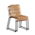 Chaise Bali rotin - lot de 4 - Sinotec