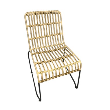 Chaise Bali rotin - lot de 4 - Sinotec