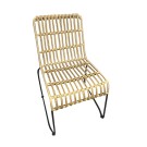 Chaise Bali rotin - lot de 4 - Sinotec