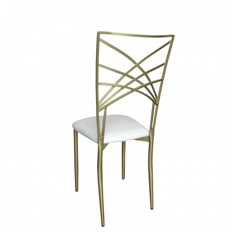 Chaise Gatsby Dorée - lot de 8 - Sinotec