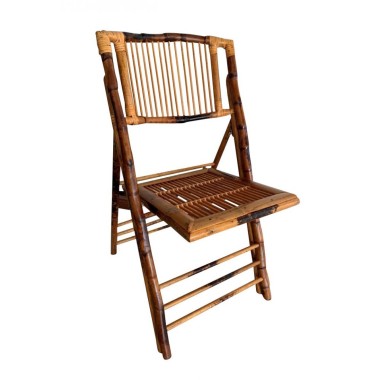 Chaise pliante BAMBOU - lot de 8 - Sinotec