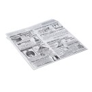 Sac à emporter Times White Set WRAP & GO, 17 x 18 cm, lot de 1000 , papier anti-graisse - Was Germany