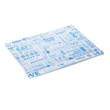 Papier à burger Fish Set WRAP & GO, 28 x 34 cm, paquet de 1000 pcs, papier imperméable - Was Germany