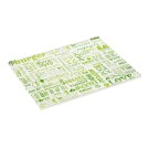 Papier à burger Veggie Set WRAP & GO, 28 x 34 cm, lot de 1000 , papier anti-graisse - Was Germany