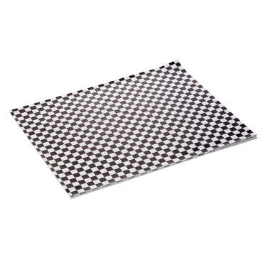Papier à burger noir et blanc WRAP & GO, 28 x 34 cm, Lot 1000 pcs, papier anti-graisse - Was Germany